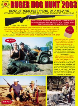 Ruger Hog Hunt 2003 - page 94 Issue 38 (click the pic for an enlarged view)